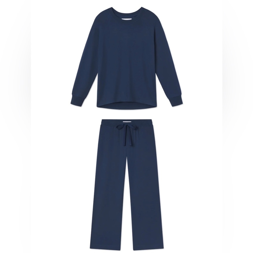 NWT LAKE Relax Pants Set in Navy